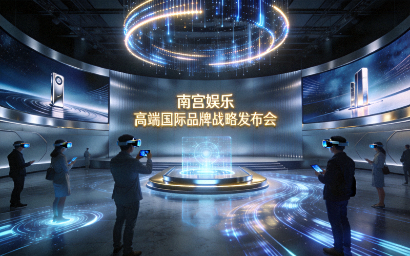 南宫娱乐策划的高端品牌全球战略发布会多媒体主舞台