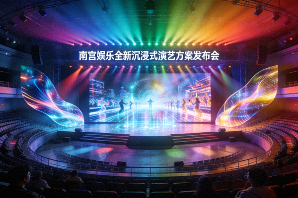 南宫娱乐制作团队为演艺艺人搭建的全新沉浸式数字多媒体演艺实验舞台