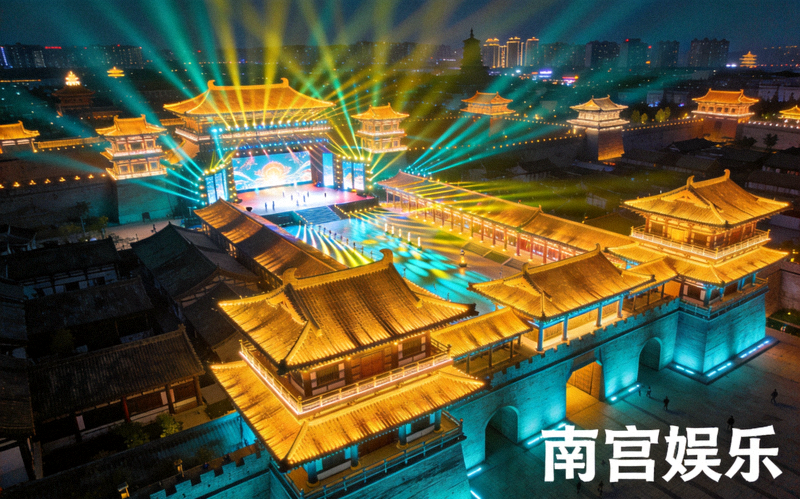 南宫娱乐制作团队在大型演艺活动现场执行严谨的数控设备调度与安防保障