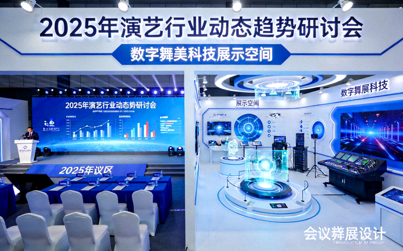 2025年演艺行业动态趋势研讨会与数字舞美科技展示空间
